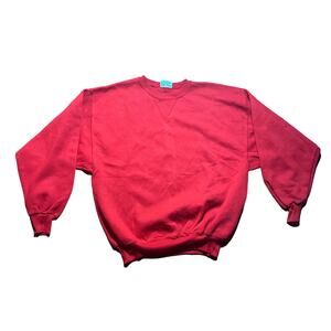 Vintage Hanes Red Blank Crewneck sweatshirt XL